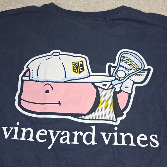 Vineyard Vines Other - Vineyard Vines T-Shirt Mens XL Navy Blue PLL Target Practice Graphic Pocket Logo